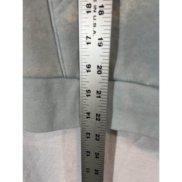 Adidas Juniors Lt Blue Hoodie 10/12 Medium Pullover - Picture 5 of 6